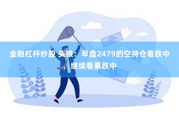 金融杠杆炒股 头狼：早盘2479的空持仓看跌中，继续看暴跌中