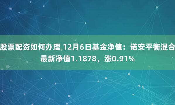 股票配资如何办理 12月6日基金净值：诺安平衡混合最新净值1.1878，涨0.91%